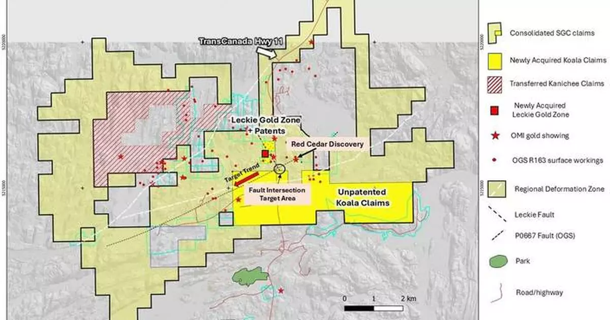 Solstice Gold Closes Acquisition of the Leckie Gold Zone and 43 New Claims, Consolidating New 57 km2 Gold Play in the Abitibi Subprovince, Ontario