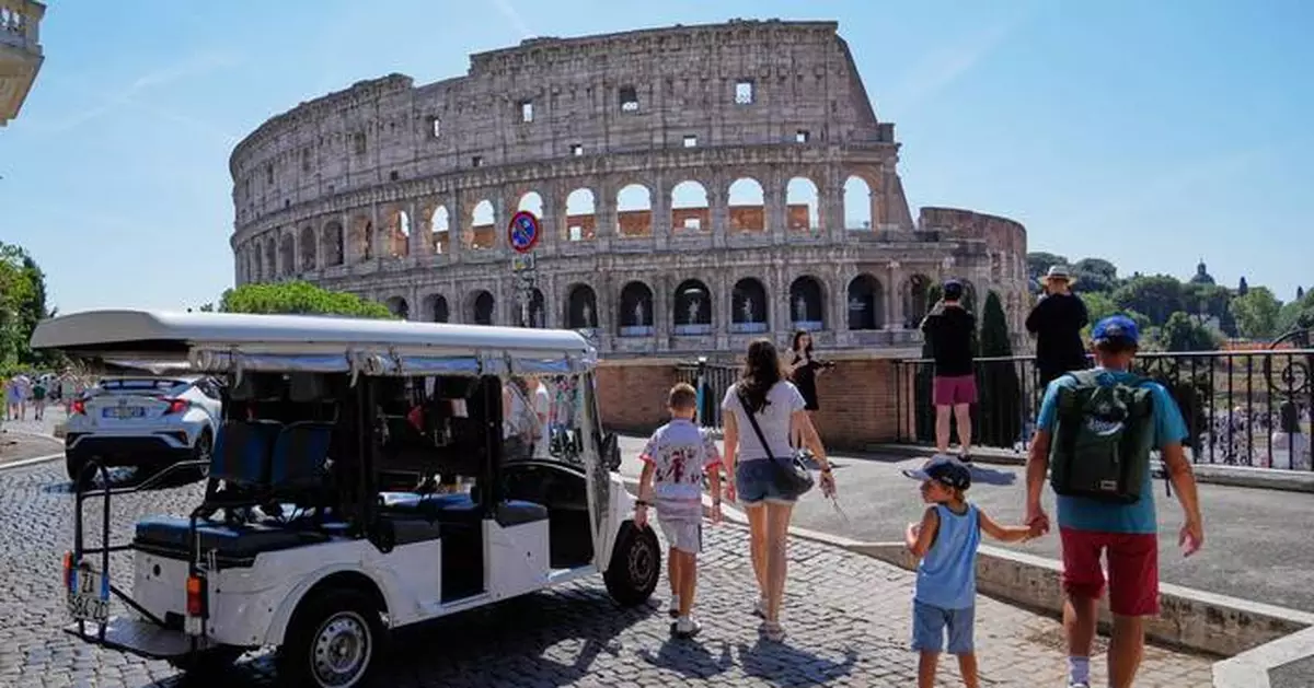 Reckoning looms for golf carts that zip through Rome's crowded historic center