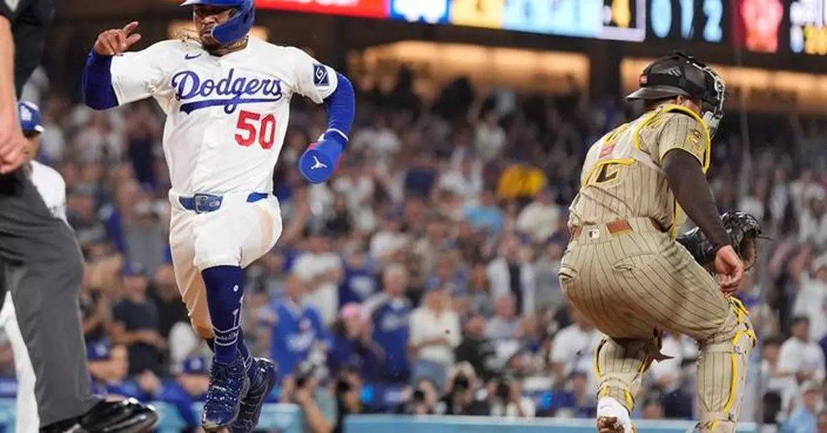 Dodgers score 5 two-out runs off Padres starter Michael King in 7-0 victory