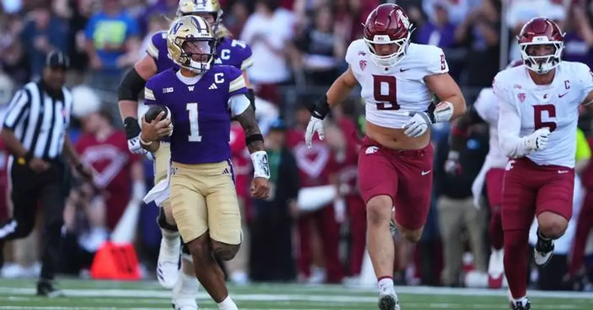 Washington offense overcomes early struggles in Apple Cup win
