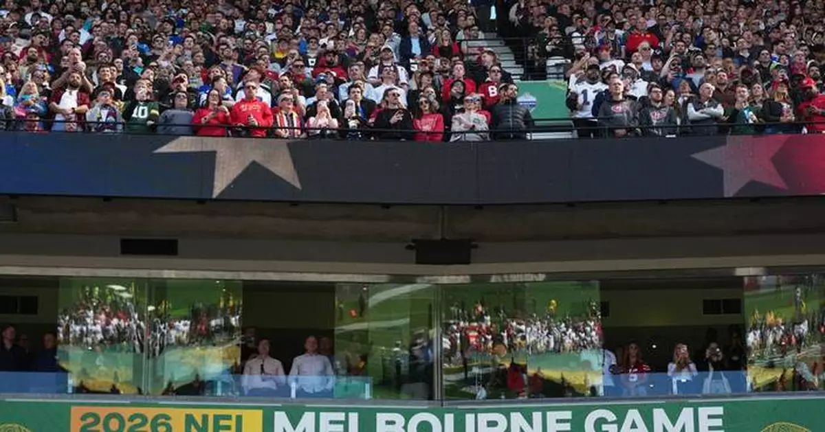 Fans pack Melbourne for the Rams-49ers season opener, the first regular-season NFL game in Australia