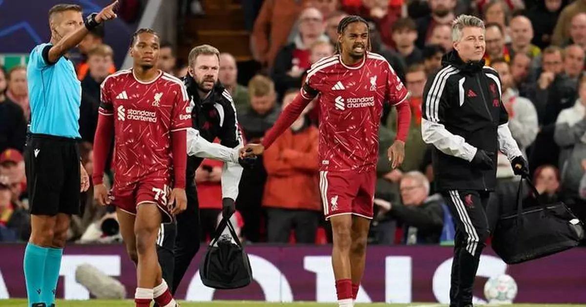 Bradley Barcola substituted with apparent leg injury on home debut for Liverpool