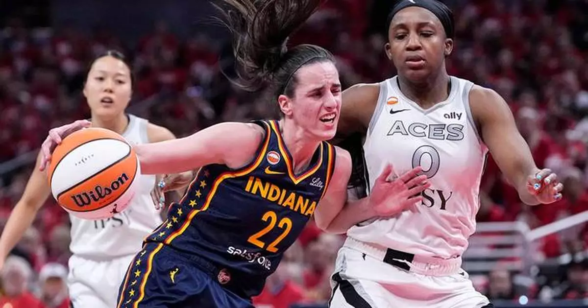 Caitlin Clark, Kelsey Mitchell post big games to help Fever even series with 99-89 win over Aces