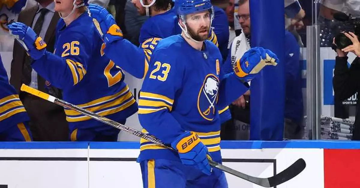 Sabres defenseman Mattias Samuelsson is listed as week to week with lower-body injury