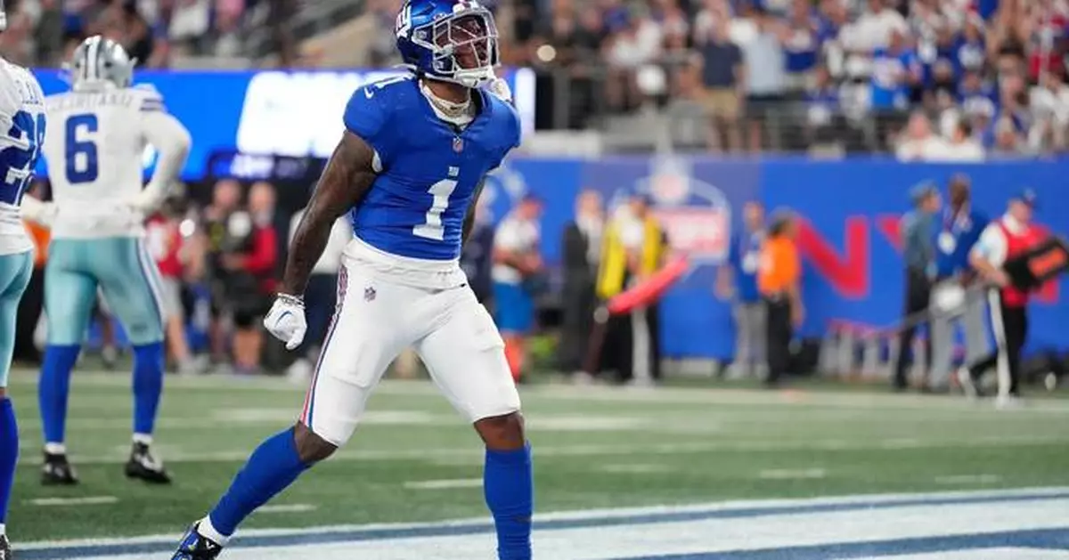 Malik Nabers shines for the Giants in his first game back, 350 days since torn ACL