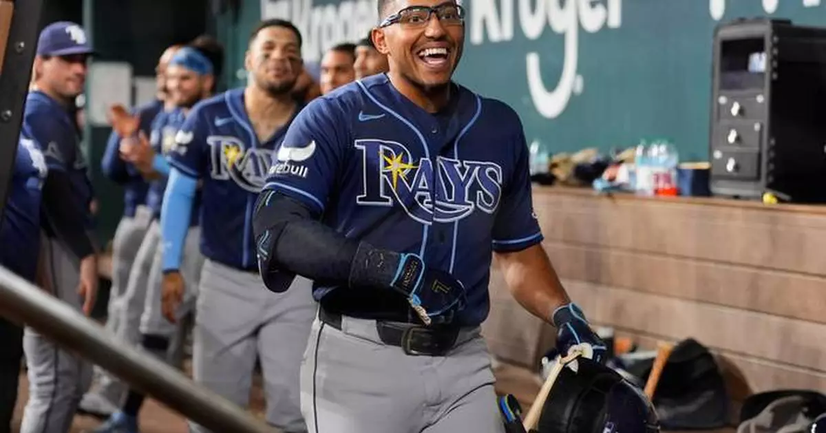 Aranda and Palacios homer as Rays overcome first Rangers grand slam of season in 7-6 win