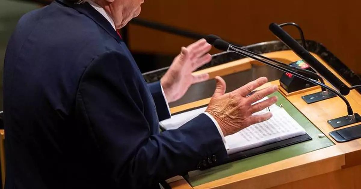Trump in address to world leaders at the UN defends his decision to start the war against Iran