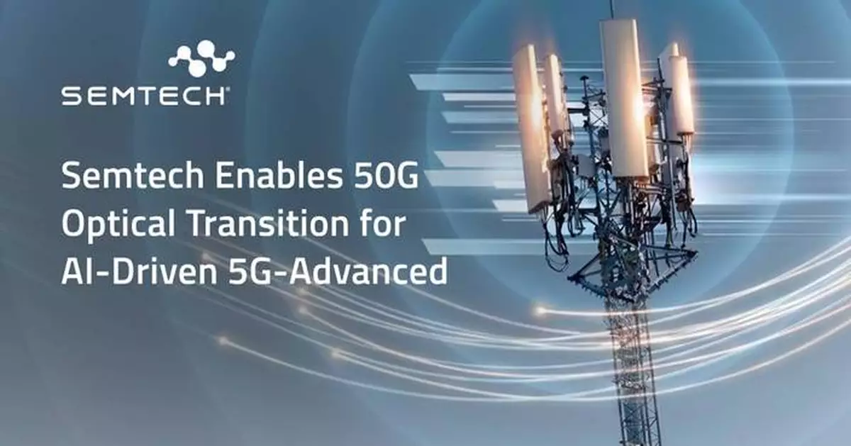 Semtech Enables 50G Optical Transition for AI-Driven 5G-Advanced