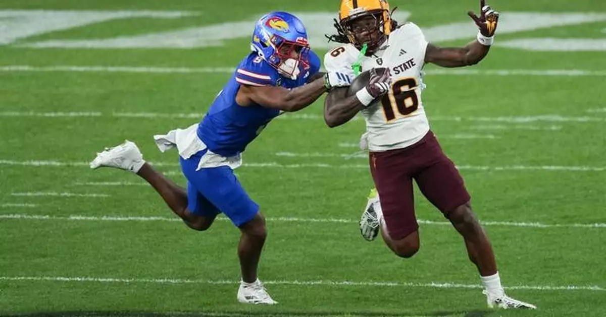 Jaren Hamilton returns kickoff 100 yards for TD in Arizona State's 24-17 win over Kansas in London