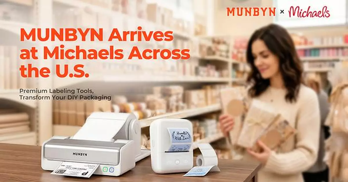 MUNBYN Partners with Michaels to Bring Creative-Focused Smart Printing Solutions to U.S. Crafters Nationwide