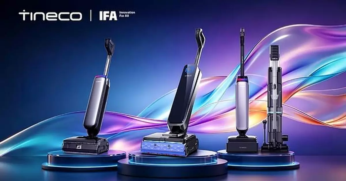Tineco Shows How "The Future Cleans Itself" at IFA 2026 with Four New Floor Care Products