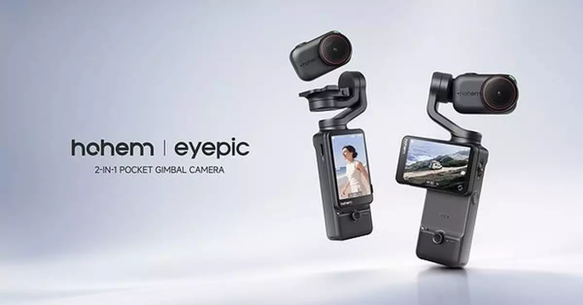 Hohem Previews Eyepic, the World's First 2-in-1 Pocket Gimbal Camera, at IFA 2026