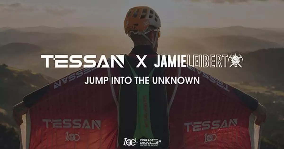TESSAN Announces Partnership with Wingsuit Athlete Jamie Leibert, Releases First Trailer for Jump Into The Unknown
