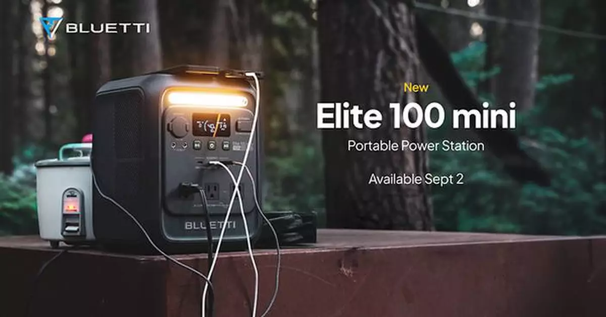 BLUETTI Launches the Elite 100 mini: Its Smallest 1 kWh Portable Power for Travel and Home
