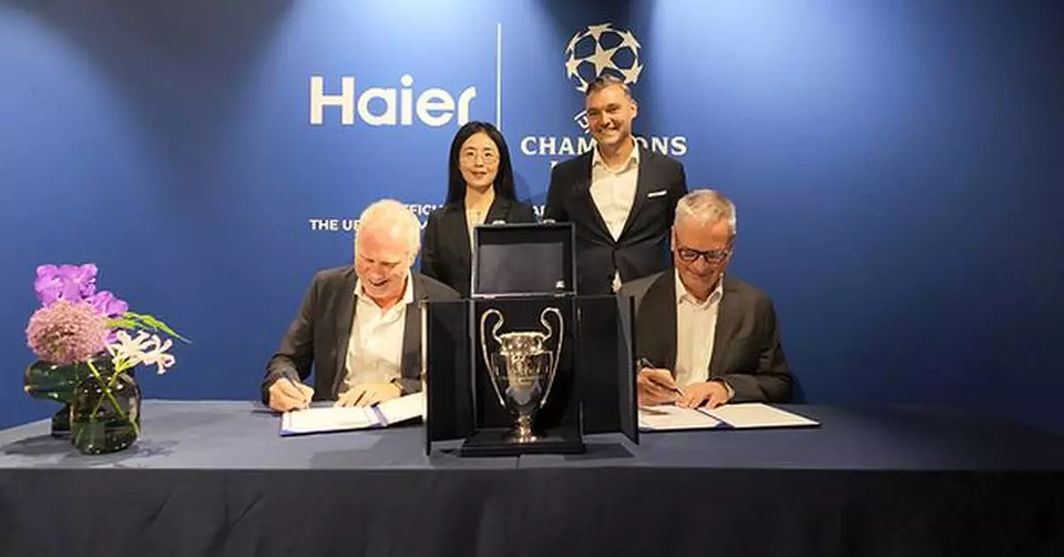 Haier Announces Global Partnership with UEFA Champions League