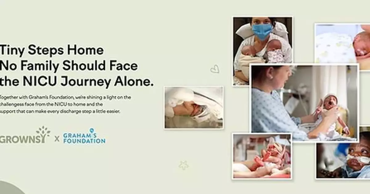 GROWNSY Partners with Graham's Foundation During NICU Awareness Month to Support NICU Families Beyond the Hospital Stay