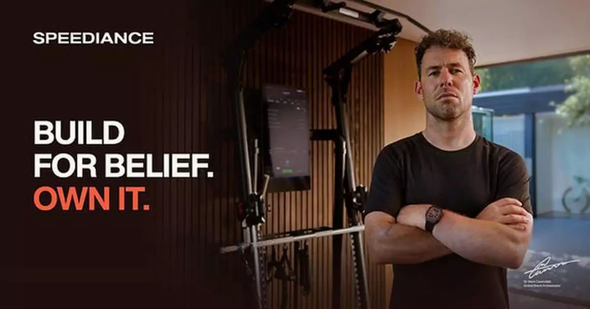 Speediance Names Cycling Legend Sir Mark Cavendish KBE Brand Ambassador and Launches "Build for Belief"