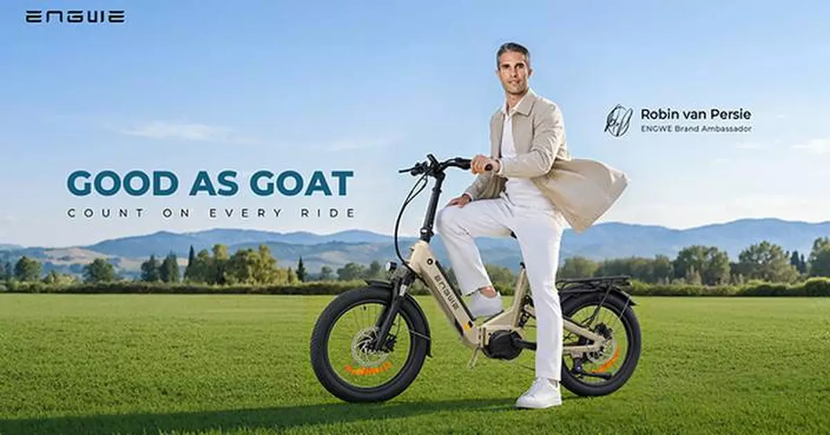 ENGWE Names Football Legend Robin van Persie as Brand Ambassador Ahead of Car-Free Day