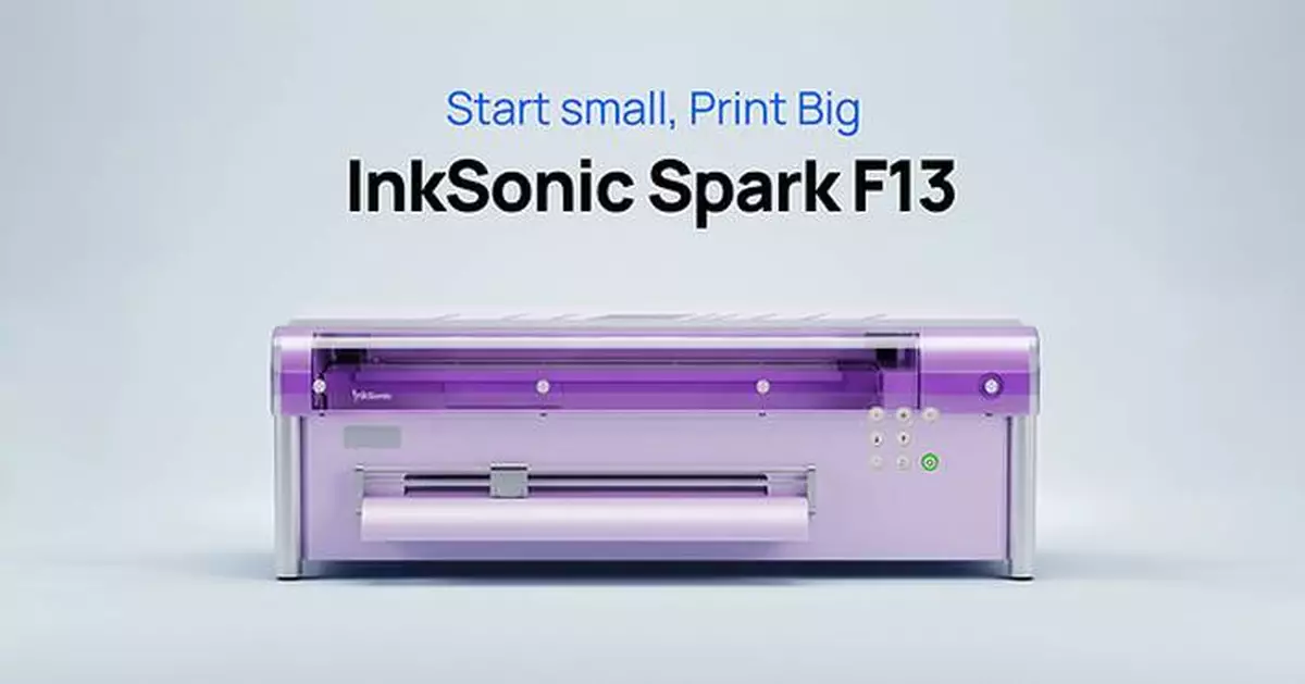 InkSonic Launches Spark F13, a 13-Inch DTF Printer Built for Small Businesses