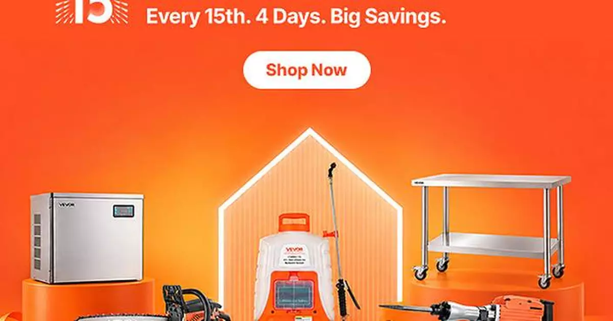 VEVOR Monthly Power 15 Returns September 15-18, Powering Fall Home Preparation