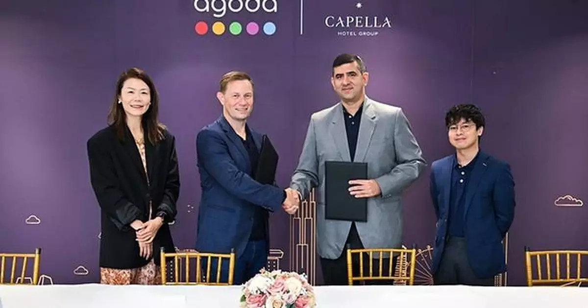 Agoda Partners with Capella Hotel Group to Bring Award-Winning Luxury Stays to More Travelers
