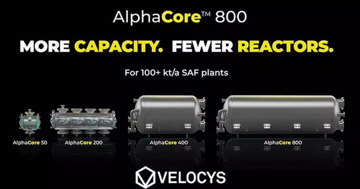 Velocys expands Fischer-Tropsch reactor roadmap with AlphaCore 800 for larger-scale SAF and e-fuels projects