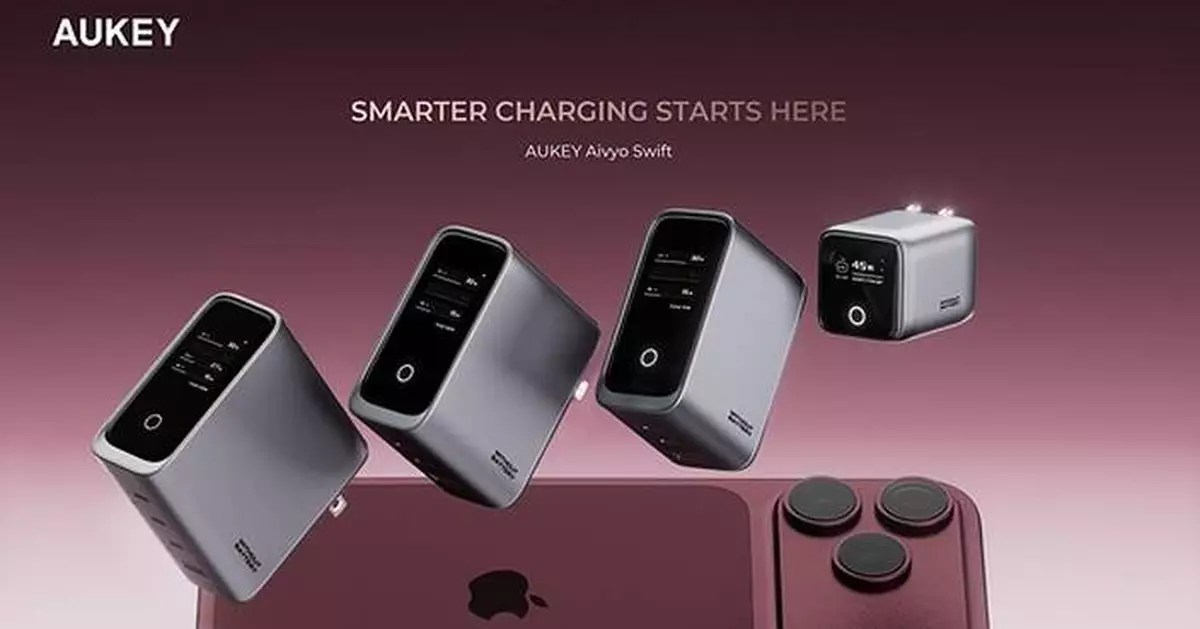 As iPhone 18 Arrives, AUKEY Introduces the Aivyo Swift Smart Wall Charger Lineup