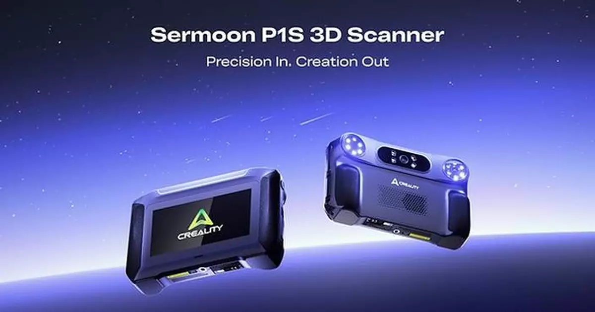 Creality Launches Sermoon P1S, an All-in-One Blue-Laser 3D Scanner with Built-In Computing