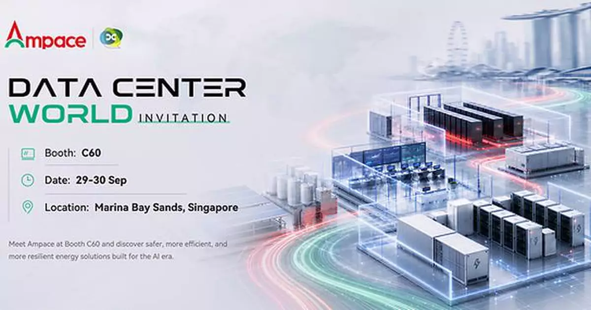 Ampace to Spotlight Modular AI Data Center Power at Data Center World Asia (DCWA)