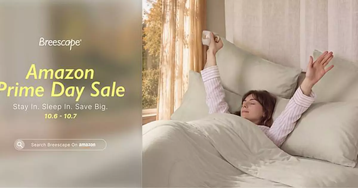 Unlock Restorative Sleep This Prime Day: Save Up to 55% on Breescape Cooling Bedding