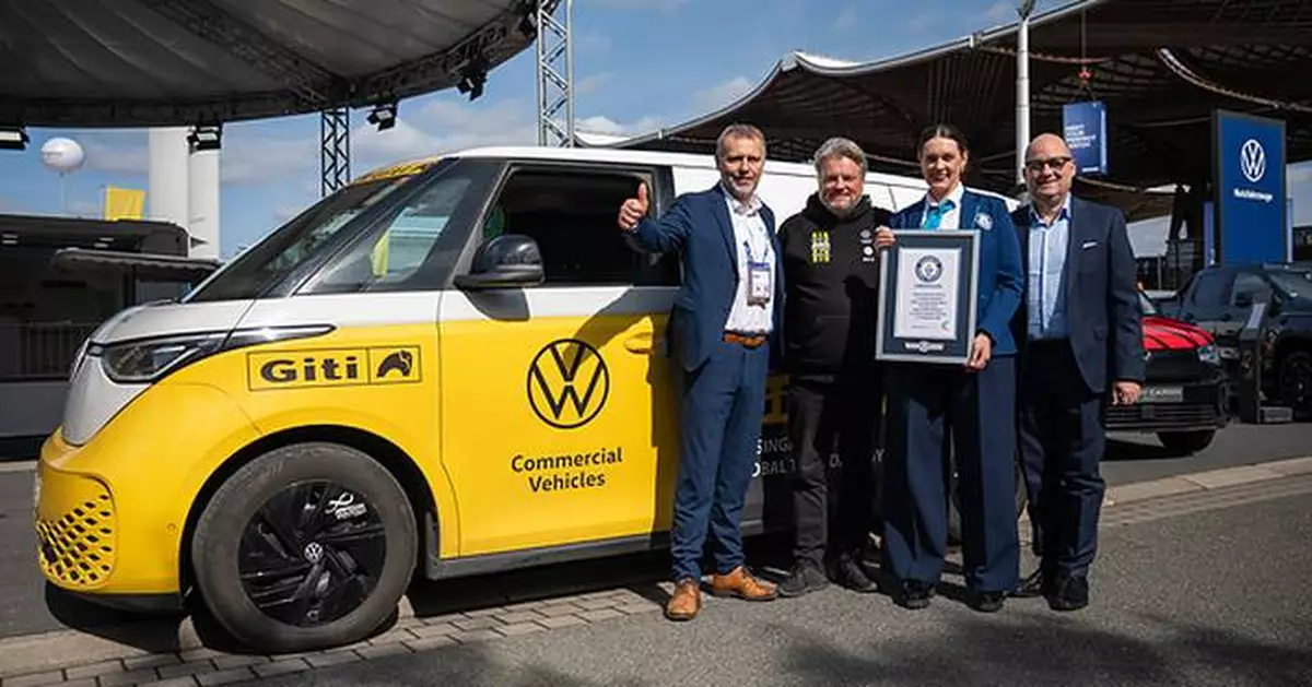 Giti Tire steers 'VW ID.Buzz World Tour' into record books