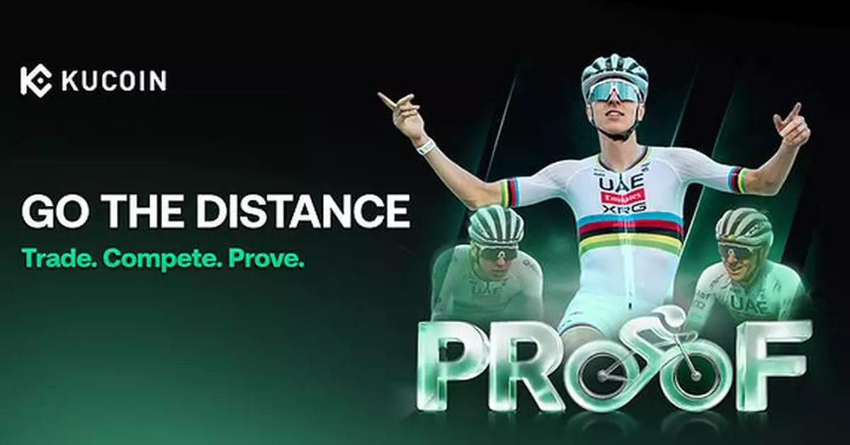 KuCoin PROOF Returns With "Go The Distance," Featuring Tadej Pogačar-Inspired Prizes and Over 800,000 USDT in Rewards
