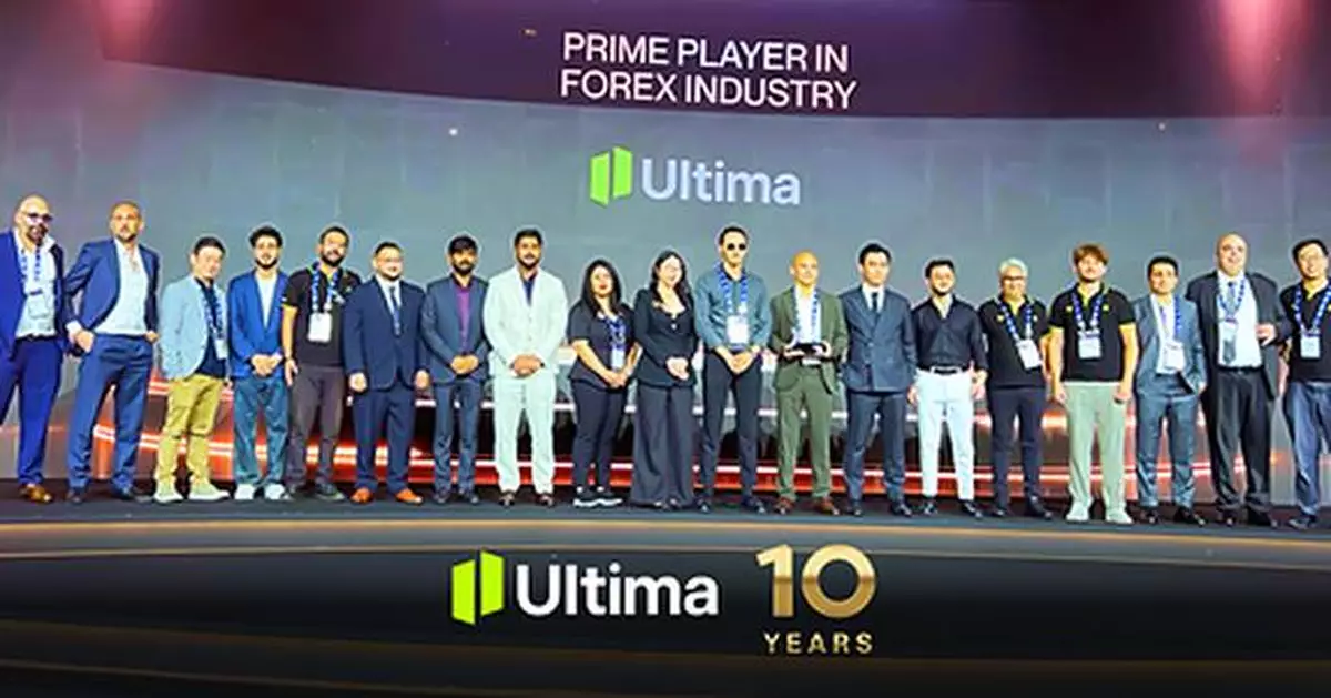 Ultima Markets Named "Prime Player in Forex Industry 2026" at Forex Expo Dubai