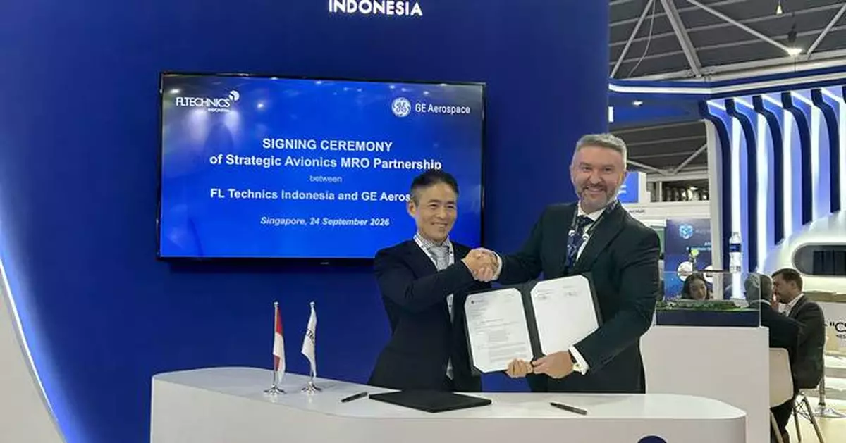 GE Aerospace Signs Avionics Systems Service Support Agreement with FL Technics Indonesia