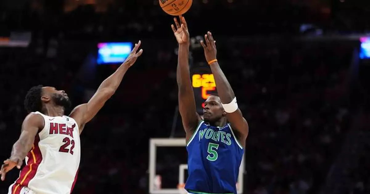 Ant, Wilt and Jordan: Timberwolves' star joins a small, elite opening-night scoring club