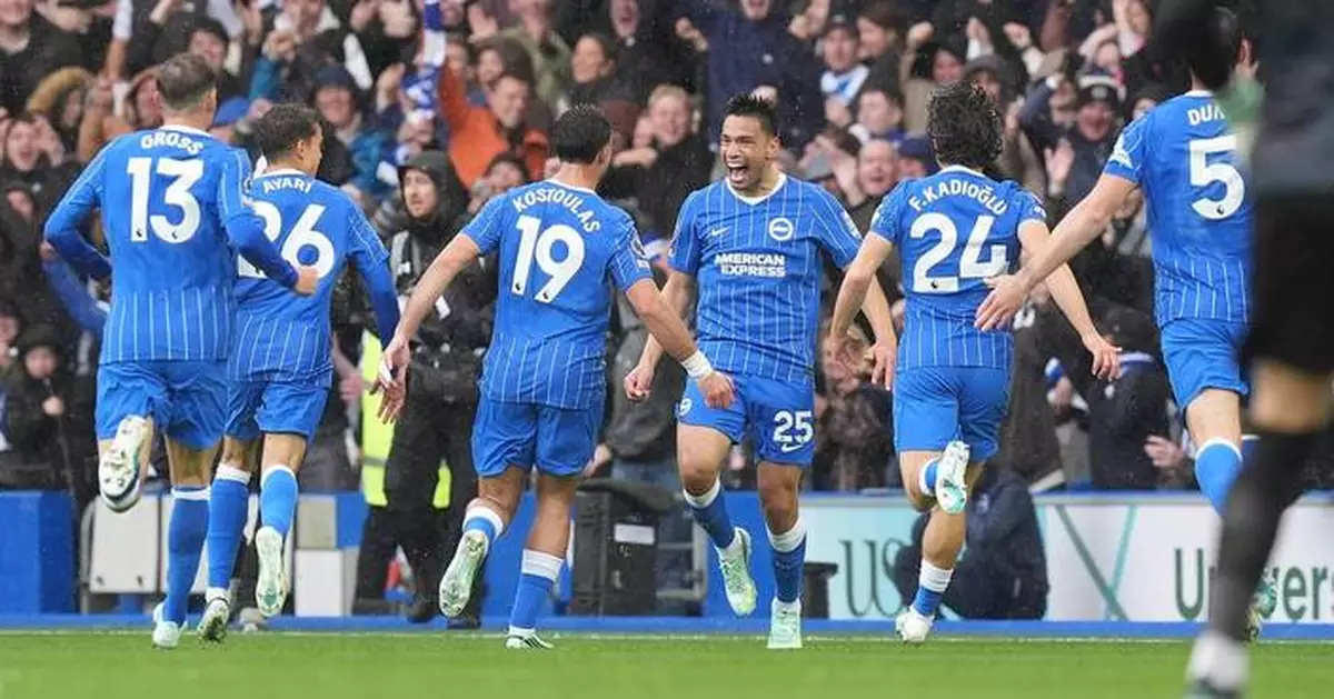 Diego Gomez scores from halfway line for Brighton to revive memories of David Beckham's famous goal