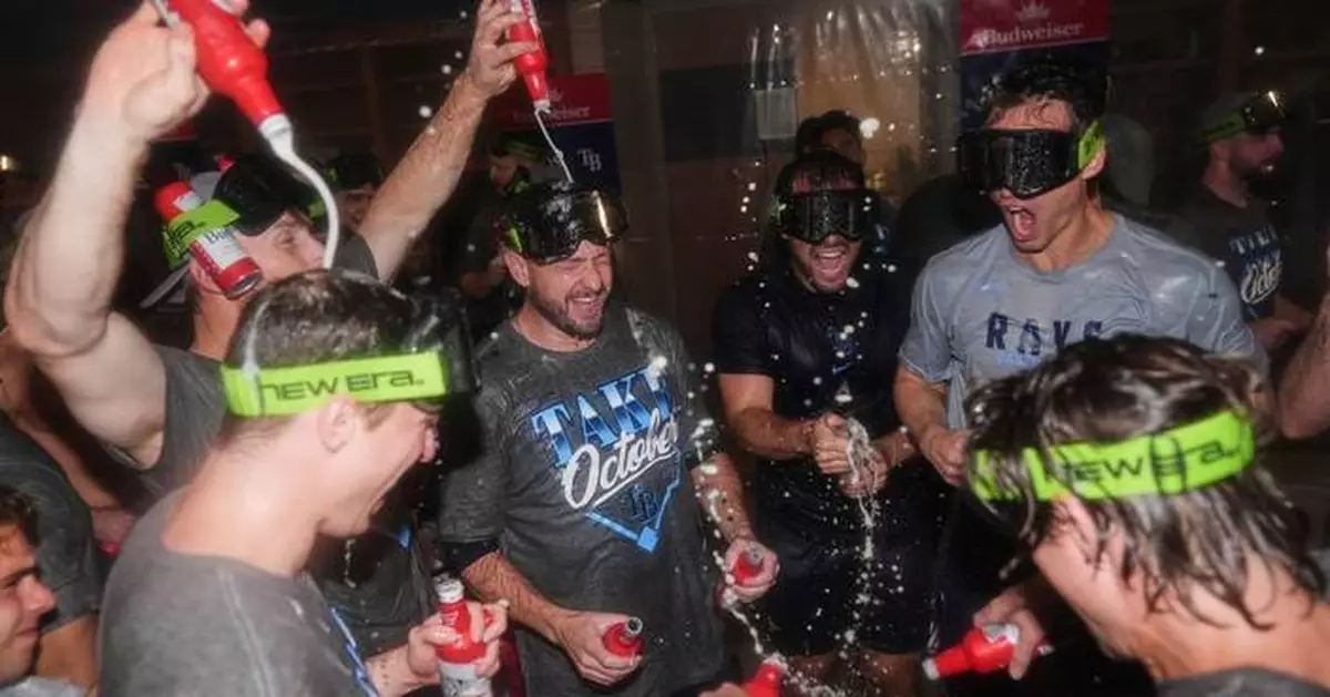 Singing `New York, New York,' Rays revel in recognition as they head to AL Championship Series
