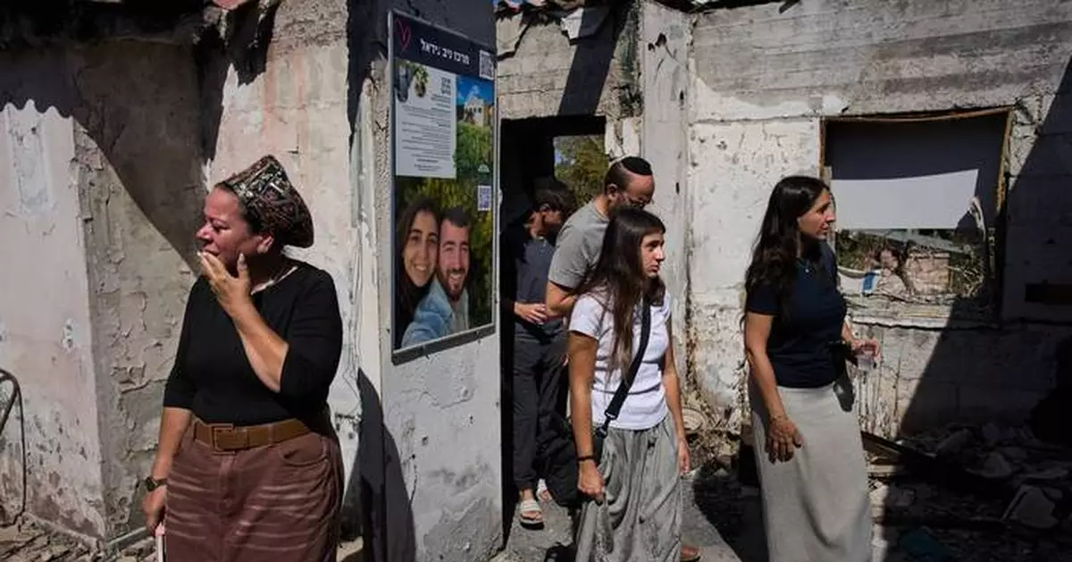 Photos of Israelis marking three years since Hamas' Oct. 7 attack as an election nears