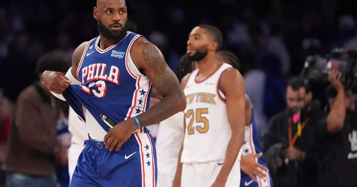 Trump blasts 76ers' star LeBron James as 'disgrace' for not standing still during national anthem