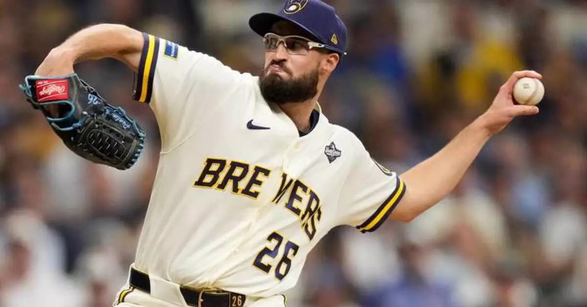 Brewers' bullpen cracks in Game 4 loss after Aaron Ashby breaks postseason scoreless relief mark
