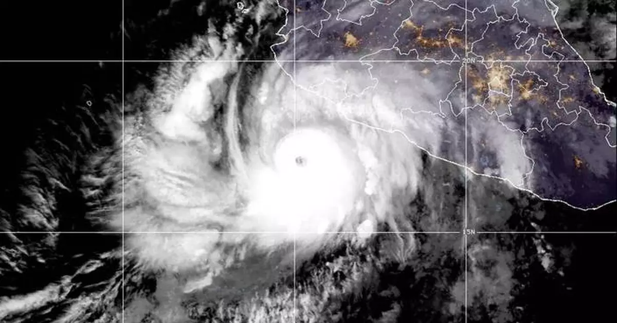Simon strengthens into a Category 4 hurricane as it approaches Mexico's coast