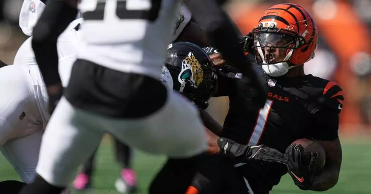 Star receiver Ja'Marr Chase suffers a concussion in Bengals' loss to Jaguars