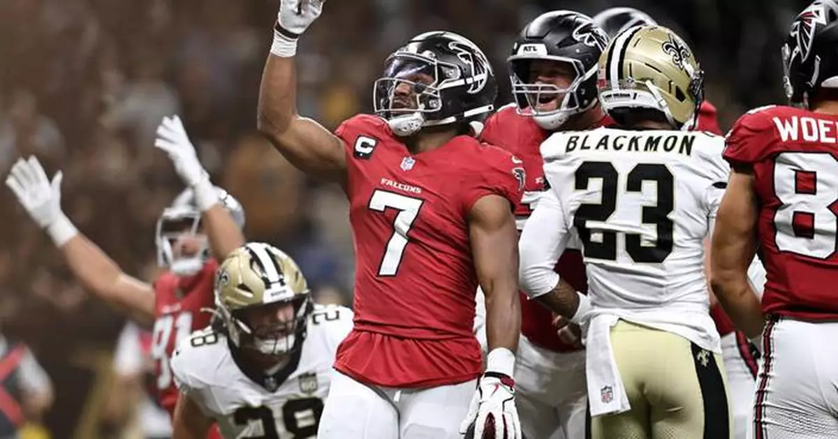 Bijan Robinson's big production and efficient play from Michael Penix Jr. sparks Falcons' turnaround