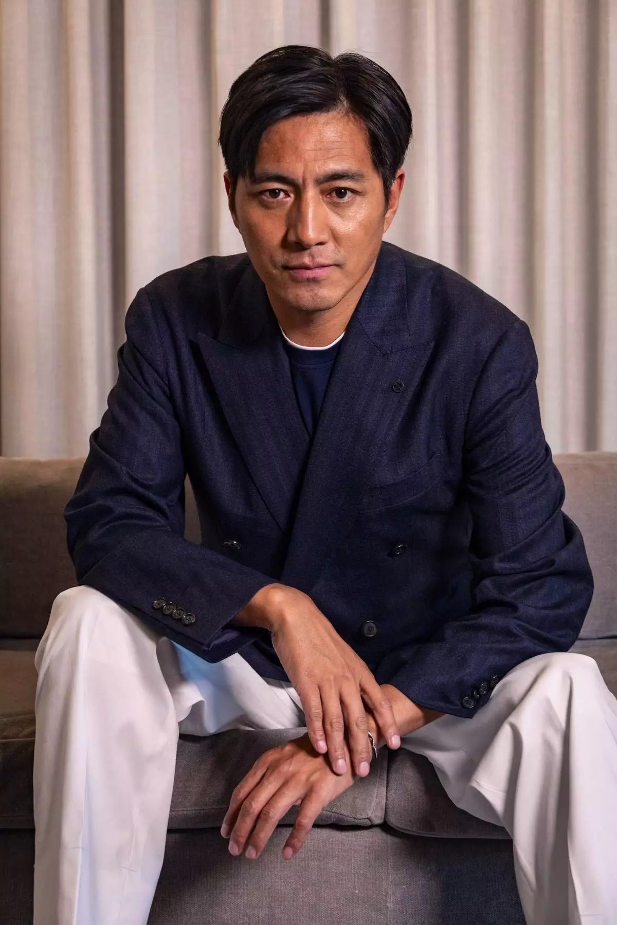 Genden Phuntsok poses for a portrait to promote "Tenzing" during the Toronto International Film Festival in Toronto on Sept. 14, 2026. (Photo by Joel C Ryan/Invision/AP)