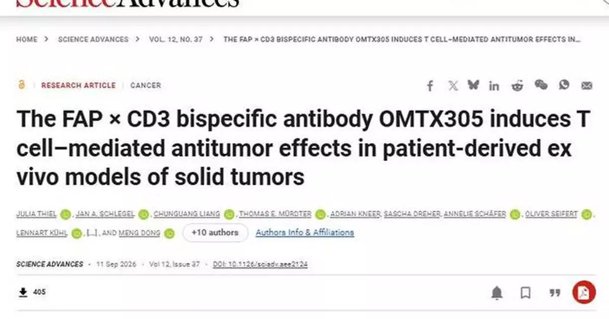 Antibody Designed by Spanish Biopharma Oncomatryx Shows That Attacking the Tumor Environment Also Kills Cancer Cells