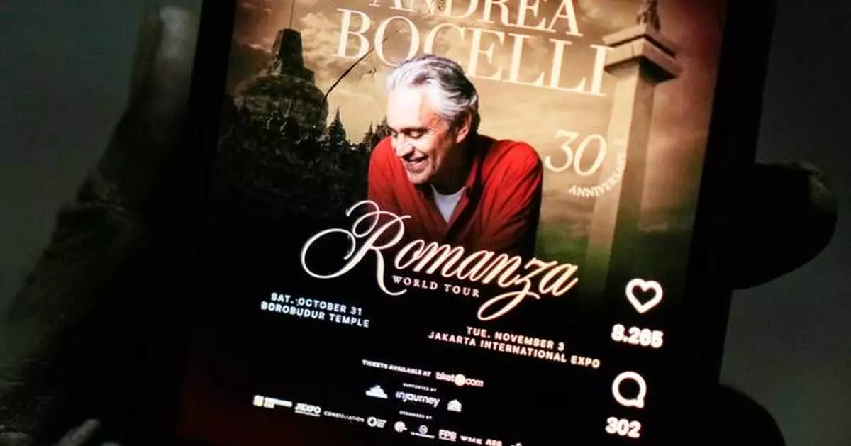 Andrea Bocelli concerts in Indonesia to proceed despite opposition from Muslim clerics