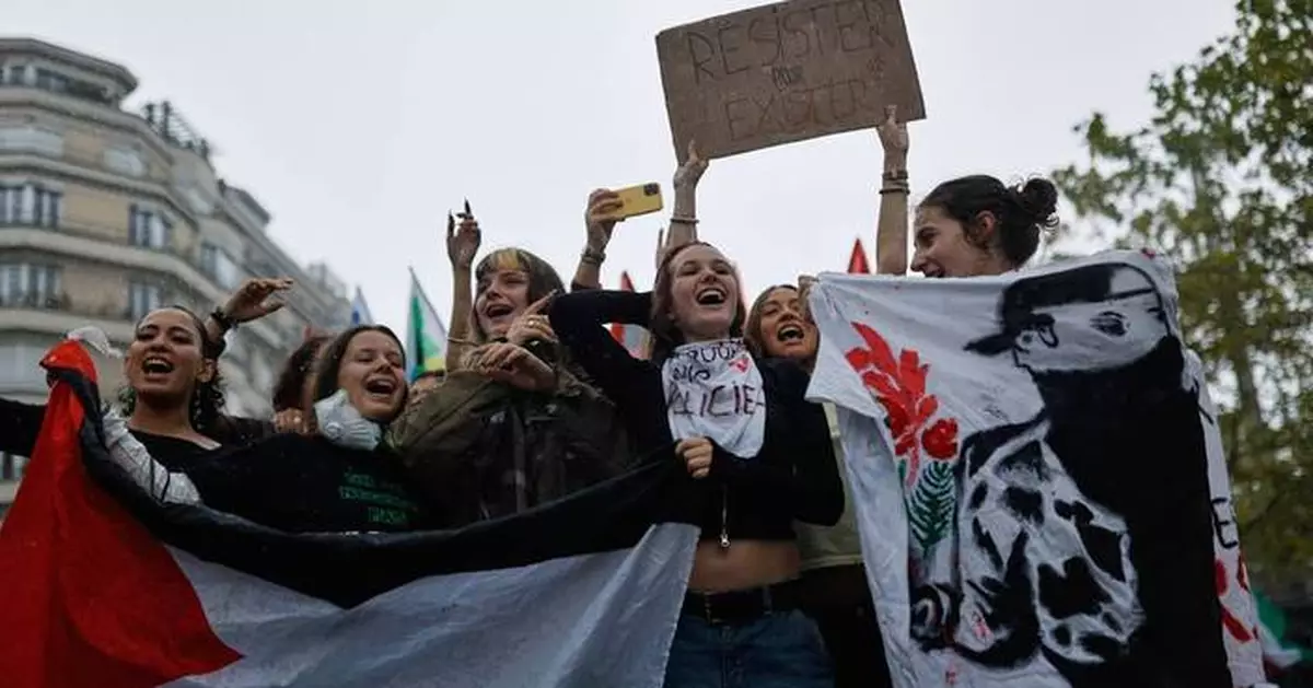 Protesters across France rally over rising living costs, joining students' grievances