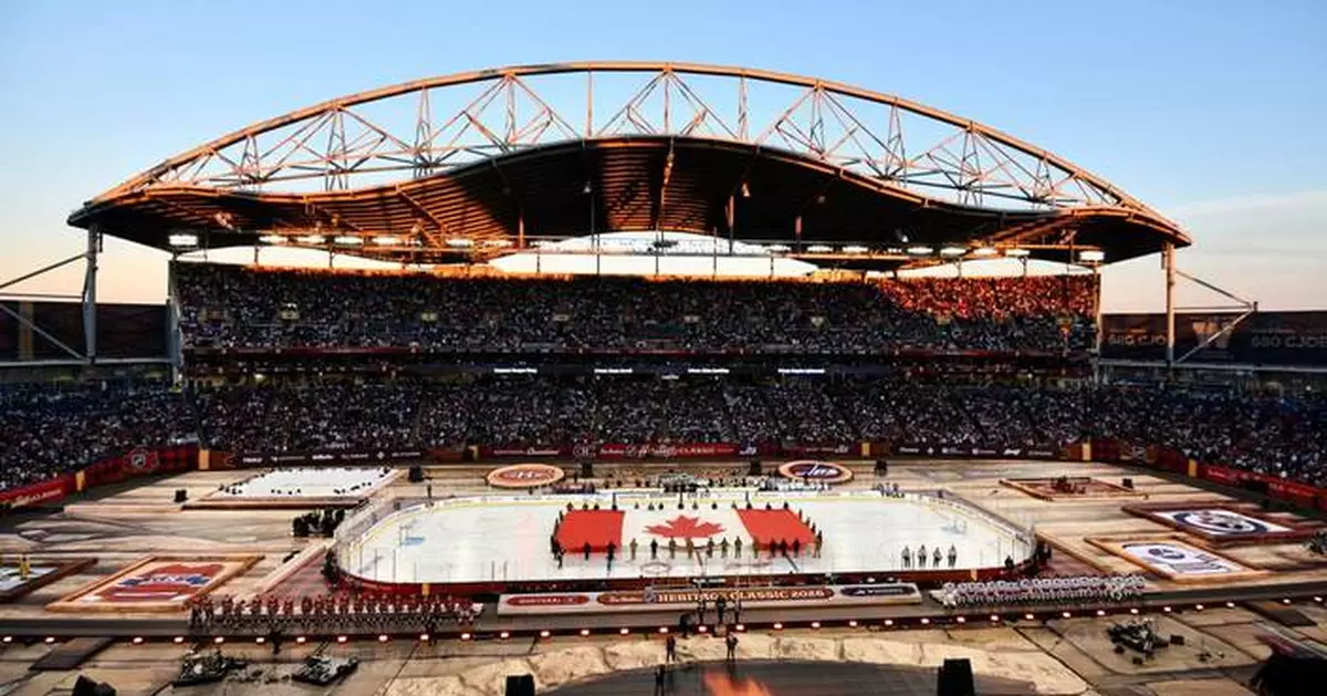 Canadiens hold off the Jets 2-1 outdoors in the NHL Heritage Classic