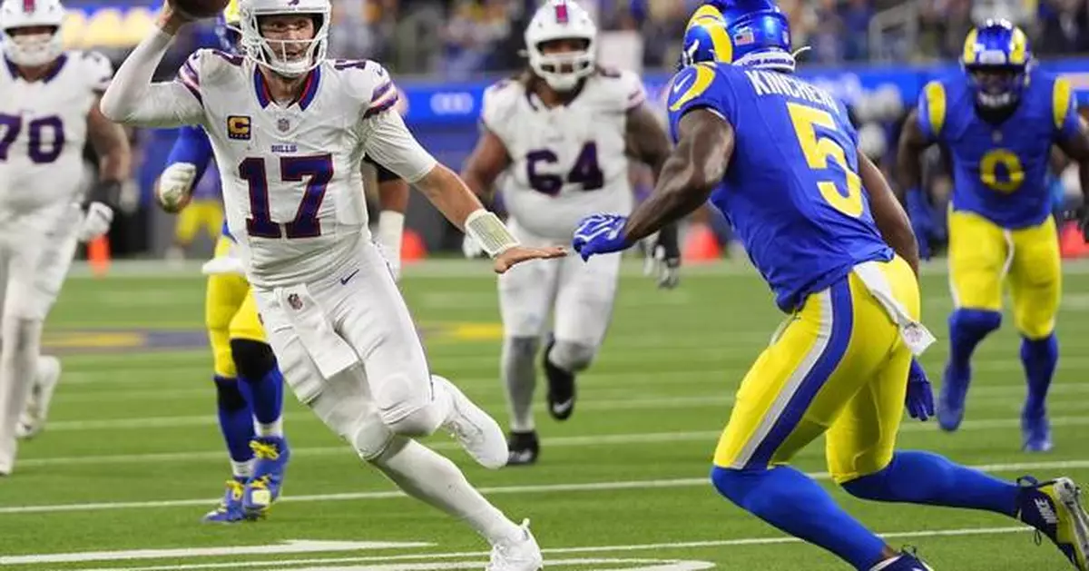 Josh Allen racks up 331 yards and Bills outlast Rams with help from blocked FG for 37-34 win in OT