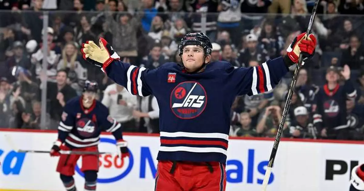 Jets beat the Wild 5-2 as Cole Perfetti scores 2 goals